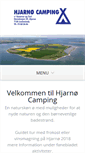 Mobile Screenshot of hjarnoecamping.dk